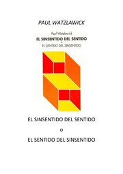 Portada de Sinsentido del Sentido