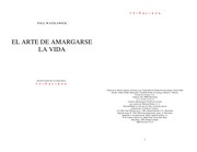Portada de Arte de amargarse la vida, El