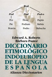 Portada de Diccionario etimologico indoeuropeo de la lengua española