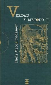 Portada de Verdad y metodo, ii