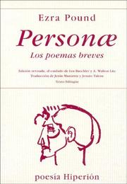 Portada de Personae, los poemas breves