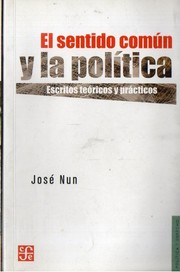 Portada de El sentido comun y la politica