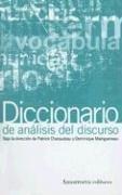 Portada de Diccionario de analisis del discurso