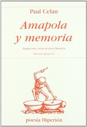 Portada de Amapola y memoria