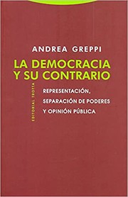 Portada de La democracia y su contrario