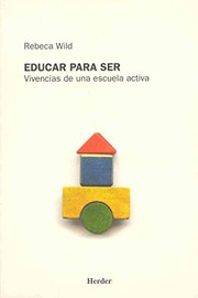 Portada de Educar para Ser