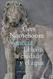 Portada de Venecia el leon la ciudad y el agua