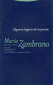Portada de Algunos lugares de la poesia