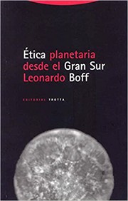 Portada de Etica planetaria desde el gran sur