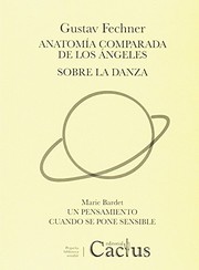 Portada de Anatomia comparada de los angeles / Sobre la danza
