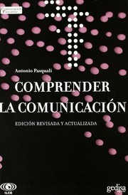 Portada de Comprender la comunicacion