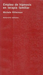 Portada de Empleo de hipnosis en terapia familiar
