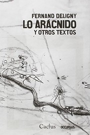 Portada de Lo Aracnido y otros textos