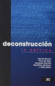 Portada de Deconstruccion y critica
