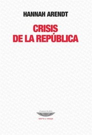 Portada de Crisis de la republica