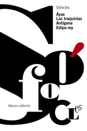 Portada de Ayax - las traquinias - antigona - edipo rey