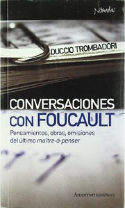 Portada de Conversaciones con foucault