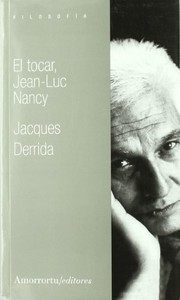 Portada de El tocar jean-luc nancy