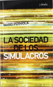 Portada de La sociedad de los simulacros