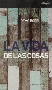 Portada de La vida de las cosas