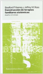 Portada de Construccion de terapias familiares sistemicas.'es