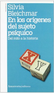 Portada de En los origenes del sujeto psiquico