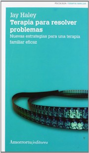 Portada de Terapia para resolver problemas