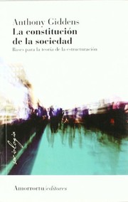 Portada de La constitucion de la sociedad
