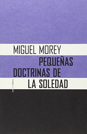 Portada de *F pequeñas doctrinas de la soledad