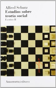 Portada de Estudios sobre teoria social