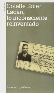 Portada de Lacan lo inconsciente reinventado