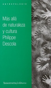Portada de Mas alla de naturaleza y cultura