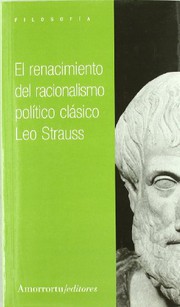 Portada de El renacimiento del racionalismo politico cl