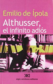 Portada de Althusser, el infinito adios