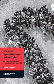 Portada de Por una repolitizacion del mundo