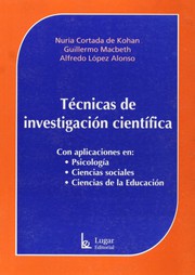 Portada de Tecnicas de investigacion cientifica