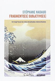 Portada de Fragmento(s) subjetivo(s)