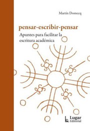 Portada de Pensar escribir pensar