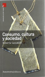 Portada de Consumo cultura y sociedad