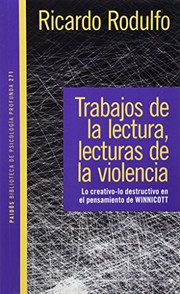 Portada de Trabajo de la lectura, lecturas de la violen