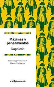 Portada de Maximas y pensamientos