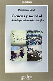 Portada de Ciencias y sociedad
