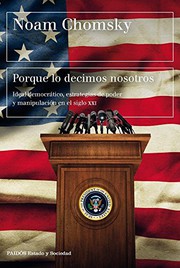 Portada de Porque lo decimos nosotros