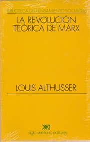 Portada de Revolucion teorica de marx, la