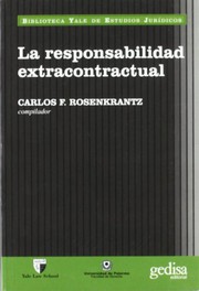 Portada de La responsabilidad extracontractual