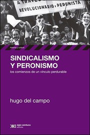 Portada de Sindicalismo y peronismo