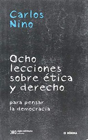 Portada de Ocho lecciones sobre etica y derecho