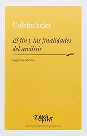 Portada de FIN Y LAS FINALIDADES DEL ANALISIS, el