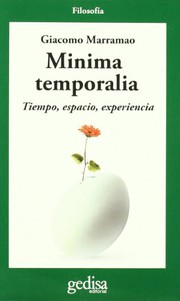 Portada de Minima temporalia