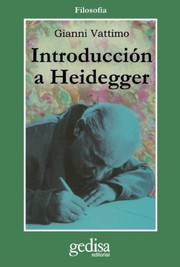 Portada de Introduccion a heidegger